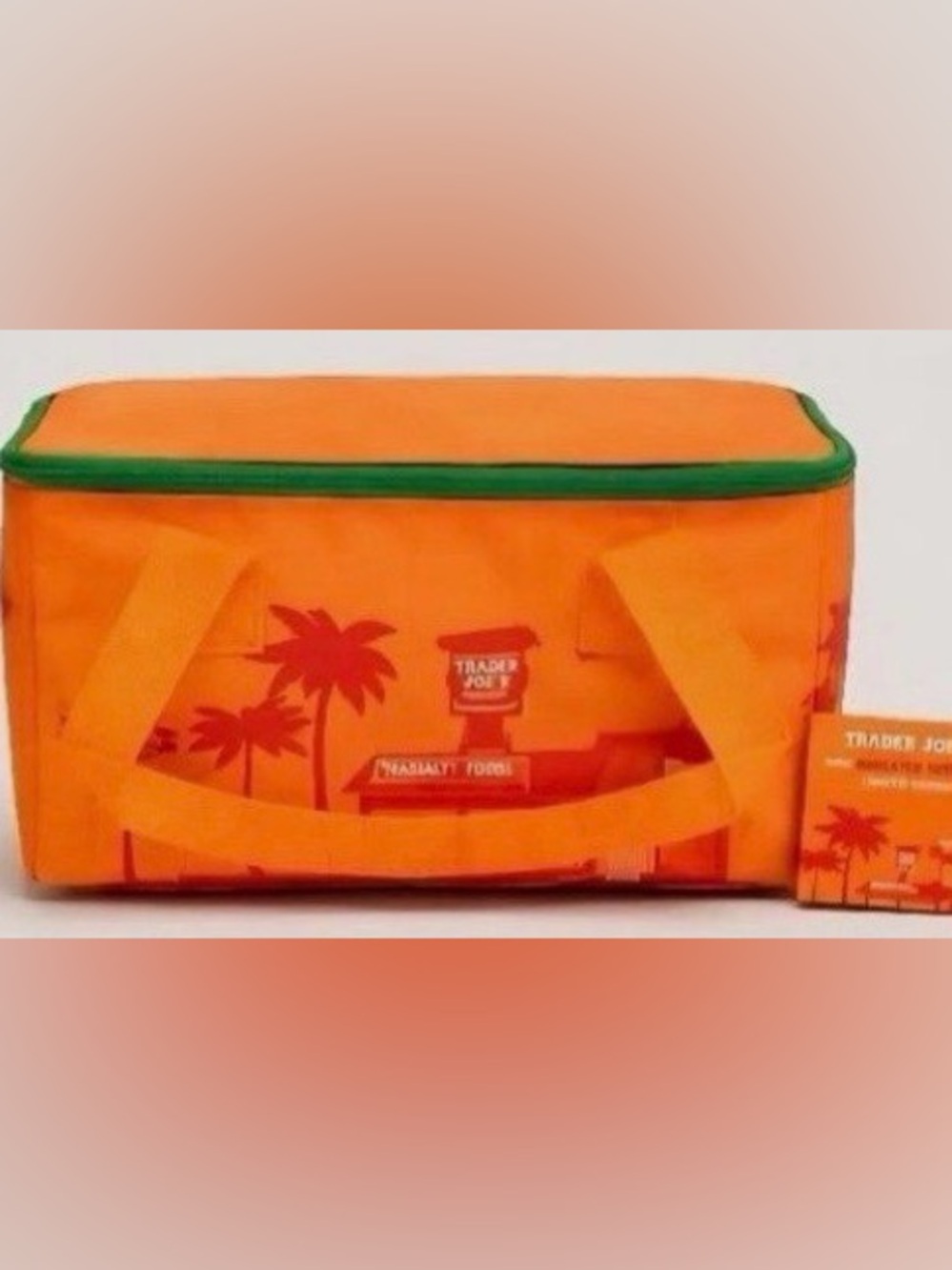 Trader Joe's Tropical Orange Crush Insulated Mini Lunch Tote